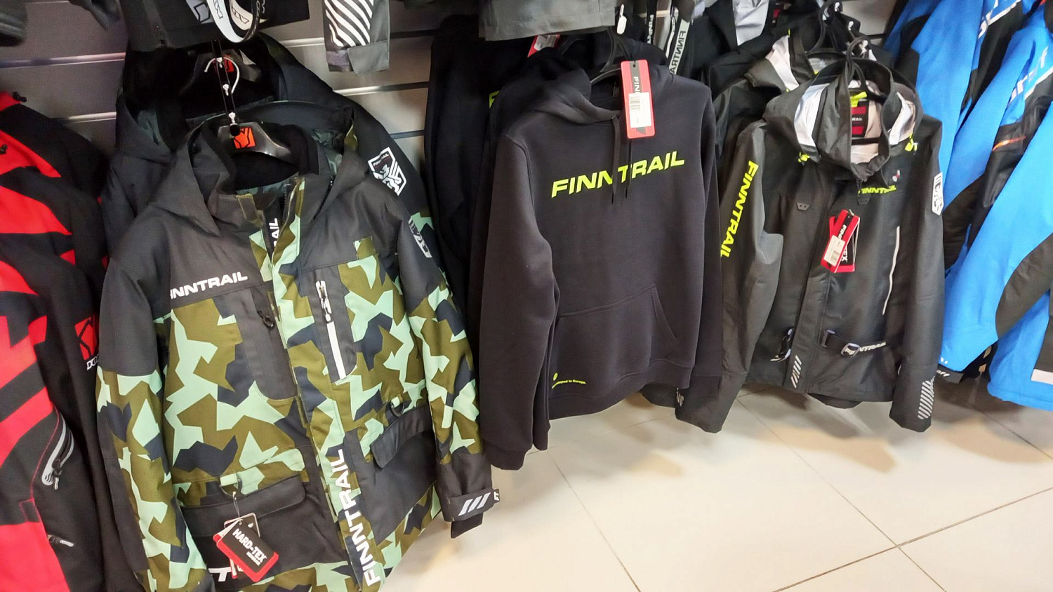 Поступление одежды Finntrail