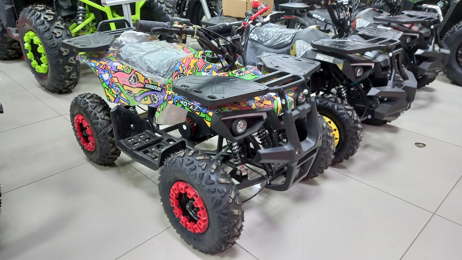 Детский квадроцикл GRIZLIK Х16 PS (механический стартер)