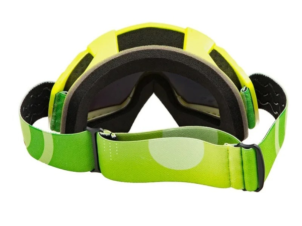 Очки кроссовые AiM (PRO) Green-White Glossy