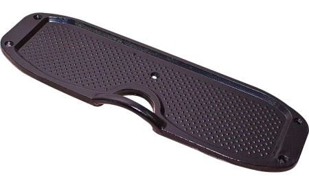 Накладка на транец передняя металлическая черная