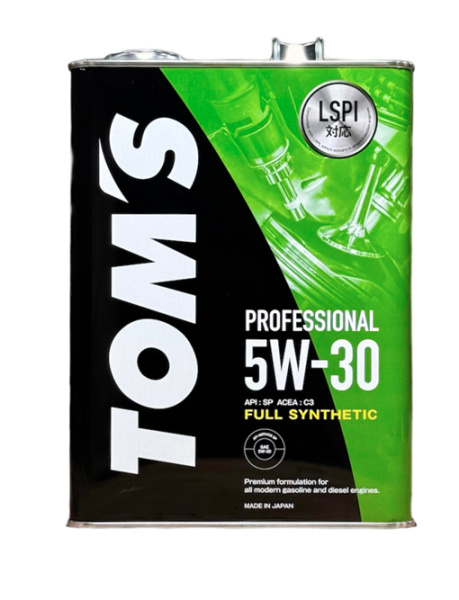 Масло моторное TOMS Professional 5W30 SP C3 синтетика (4 л)