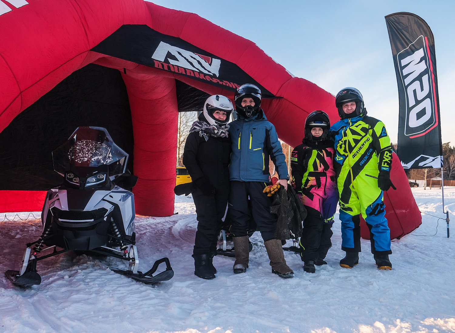 Презентация снегоходов OSM SM1000 в Москве