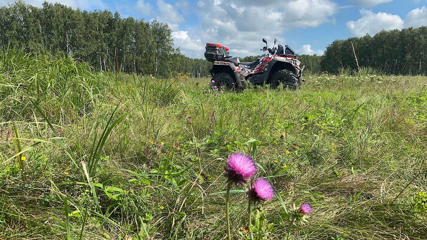 Поездка на квадроцикле "Русская механика" РМ 800Т