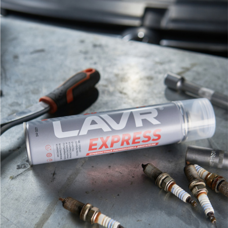 Раскоксовка двигателя LAVR Express без замены масла LAVR, 400 мл / Ln2511