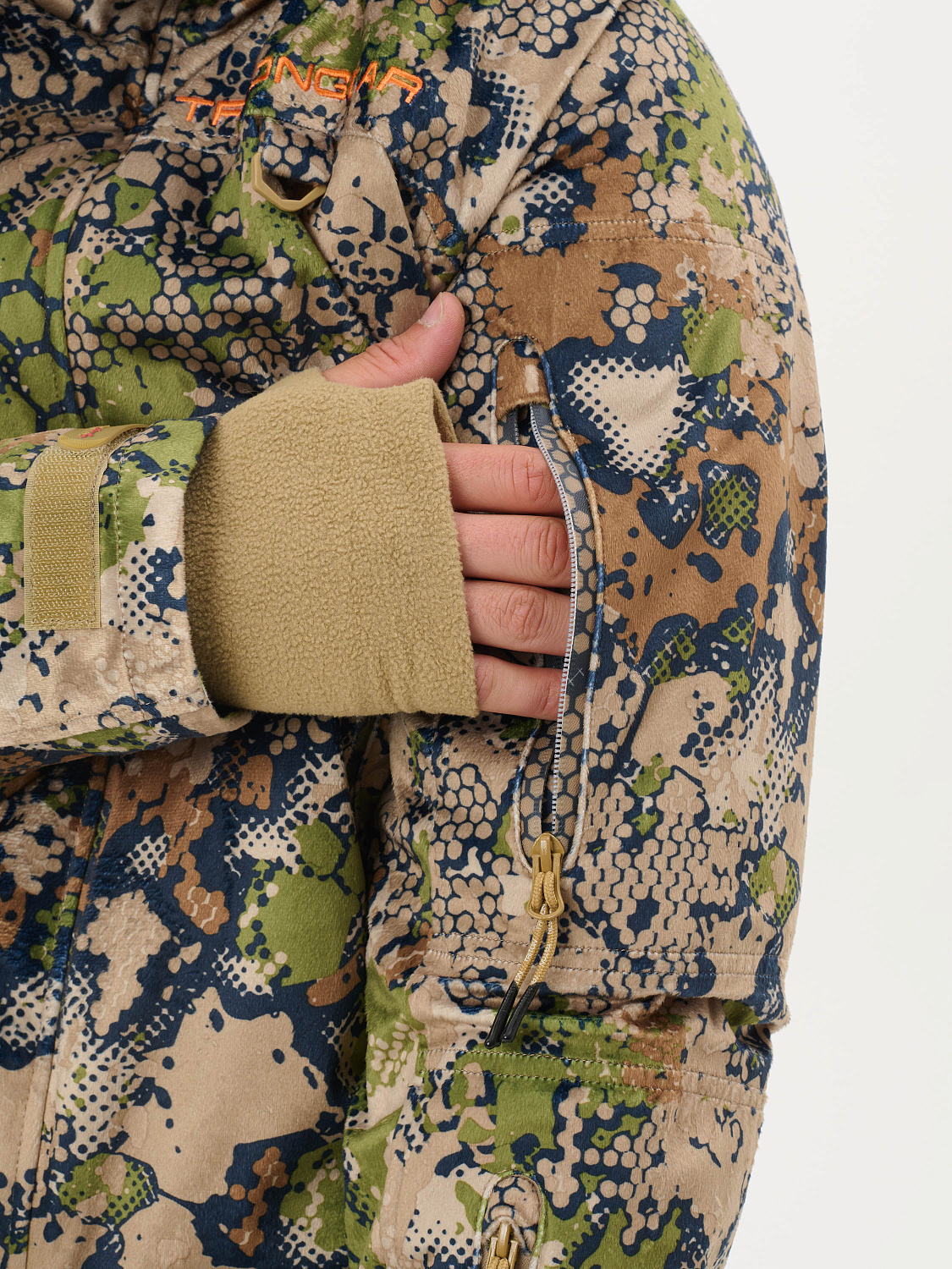 Костюм для охоты и рыбалки "TRITON PRO" Вельбоа, Forest Green (до -15°C)