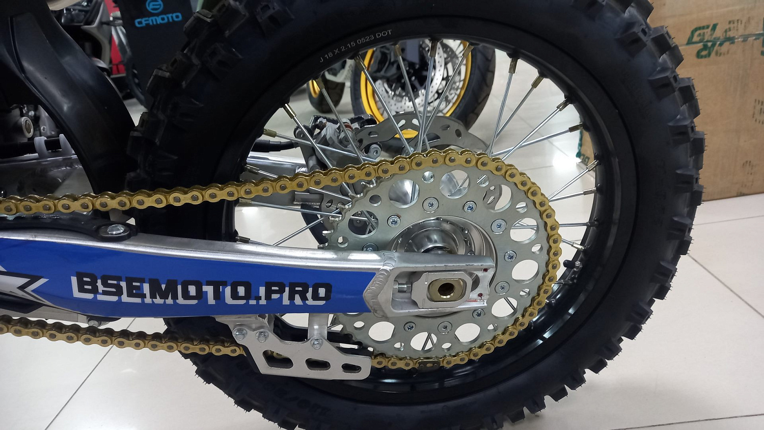 Кроссовый мотоцикл BSE T8 Blue Twister