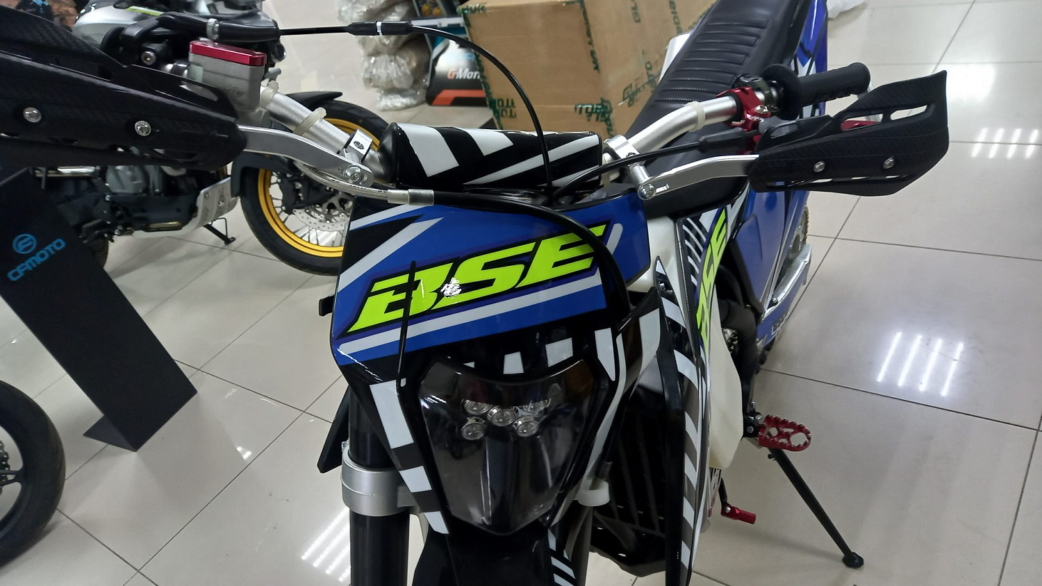 Кроссовый мотоцикл BSE T8 Blue Twister