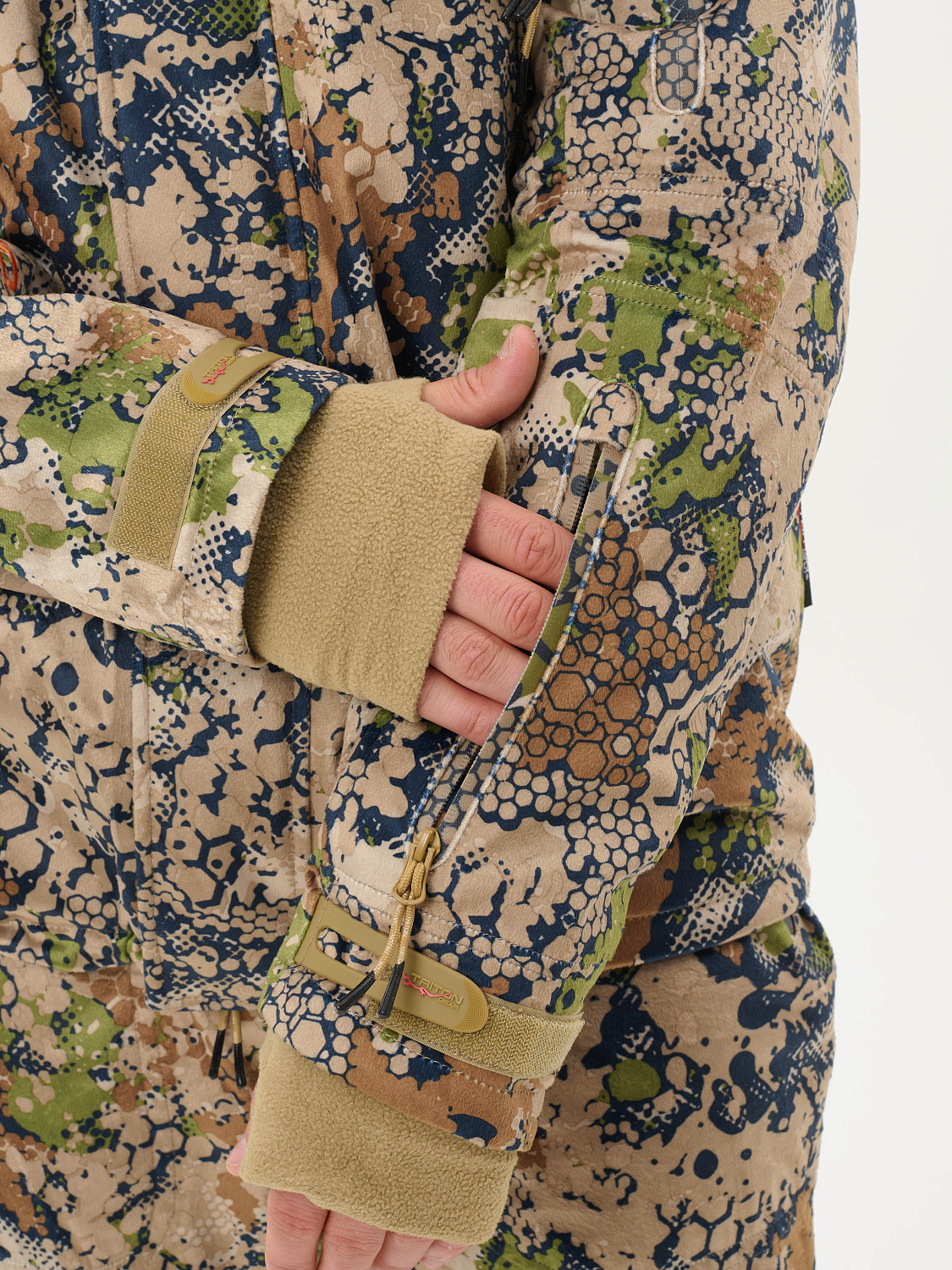 Костюм для охоты и рыбалки "TRITON PRO" Вельбоа, Forest Green (до -15°C)