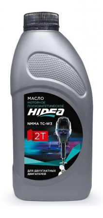 Масло для лодочного мотора 2Т полусинтетическое HIDEA 2T NMMA TC-W3 1л