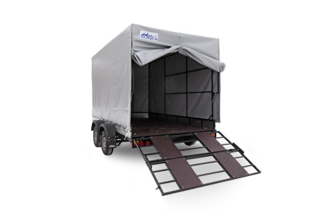 Прицеп для перевозки техники ALASKA ШТОРМ LONG 4650Х2050