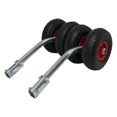 Транцевые колеса М двойные, удлинен., пайол, оцинк. + сумка