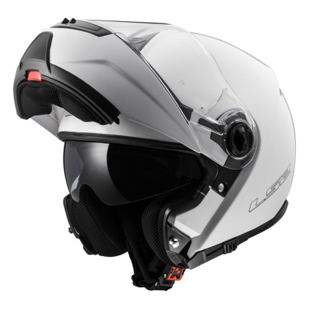 Мотошлем FF325 STROBE  ELECTR SNOW solid
