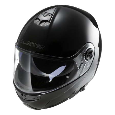 Мотошлем FF325 STROBE  ELECTRIK SNOW solid XL (Черный,XL)